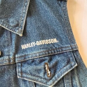Women’s Denim Harley Davidson vest